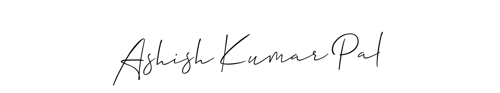 Also You can easily find your signature by using the search form. We will create Ashish Kumar Pal name handwritten signature images for you free of cost using Allison_Script sign style. Ashish Kumar Pal signature style 2 images and pictures png