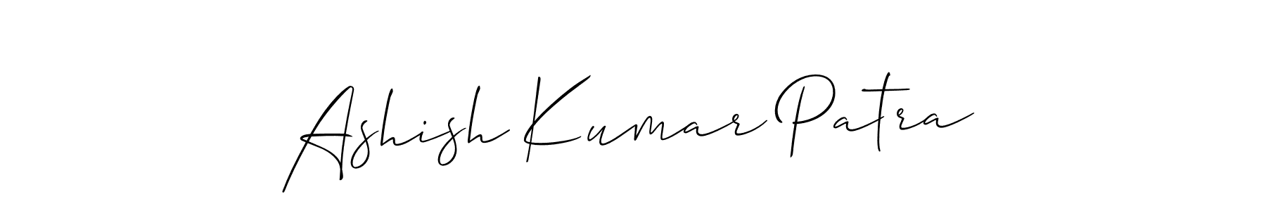 You should practise on your own different ways (Allison_Script) to write your name (Ashish Kumar Patra) in signature. don't let someone else do it for you. Ashish Kumar Patra signature style 2 images and pictures png