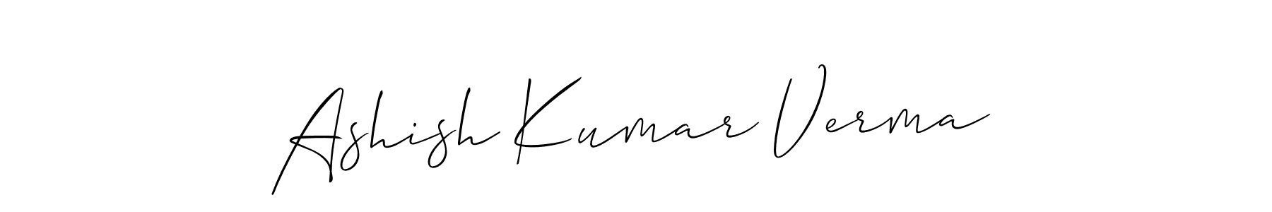 Make a beautiful signature design for name Ashish Kumar Verma. Use this online signature maker to create a handwritten signature for free. Ashish Kumar Verma signature style 2 images and pictures png