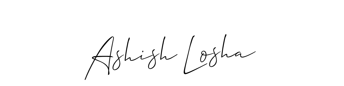 Make a beautiful signature design for name Ashish Losha. Use this online signature maker to create a handwritten signature for free. Ashish Losha signature style 2 images and pictures png