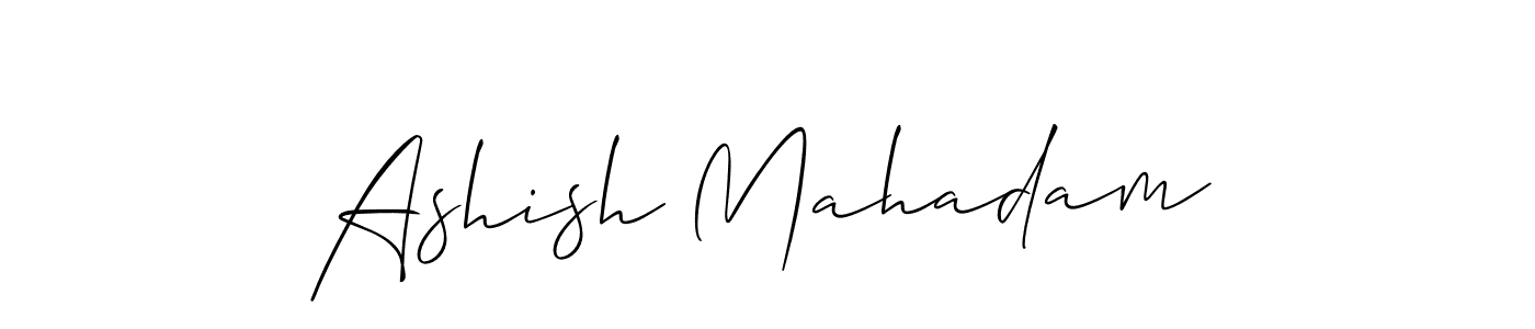 Once you've used our free online signature maker to create your best signature Allison_Script style, it's time to enjoy all of the benefits that Ashish Mahadam name signing documents. Ashish Mahadam signature style 2 images and pictures png