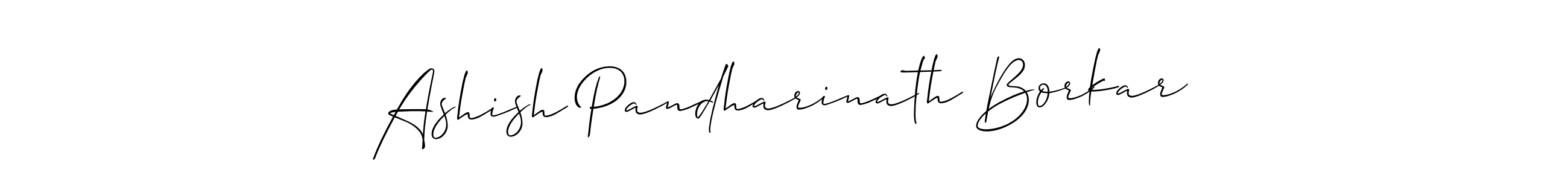 Make a beautiful signature design for name Ashish Pandharinath Borkar. Use this online signature maker to create a handwritten signature for free. Ashish Pandharinath Borkar signature style 2 images and pictures png