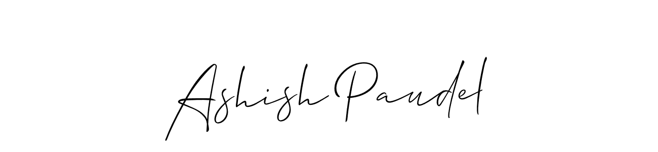 Make a beautiful signature design for name Ashish Paudel. Use this online signature maker to create a handwritten signature for free. Ashish Paudel signature style 2 images and pictures png