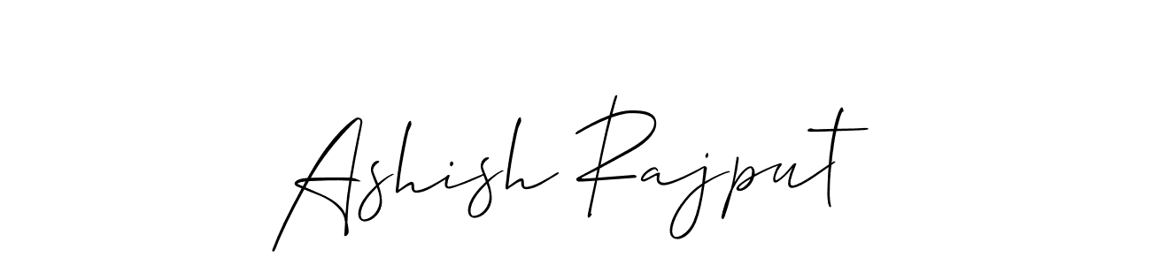 Use a signature maker to create a handwritten signature online. With this signature software, you can design (Allison_Script) your own signature for name Ashish Rajput. Ashish Rajput signature style 2 images and pictures png