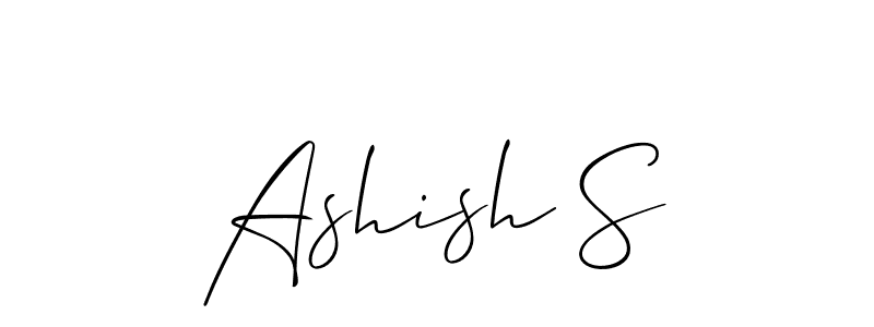 Here are the top 10 professional signature styles for the name Ashish S. These are the best autograph styles you can use for your name. Ashish S signature style 2 images and pictures png