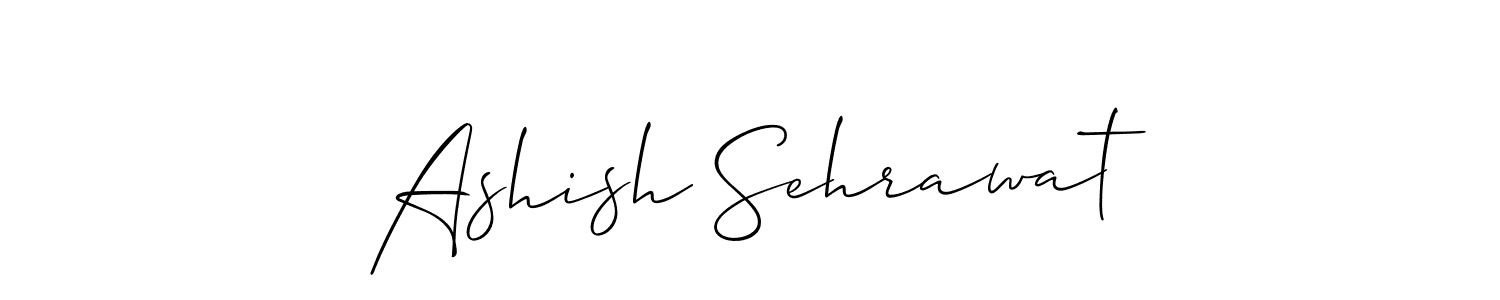 This is the best signature style for the Ashish Sehrawat name. Also you like these signature font (Allison_Script). Mix name signature. Ashish Sehrawat signature style 2 images and pictures png