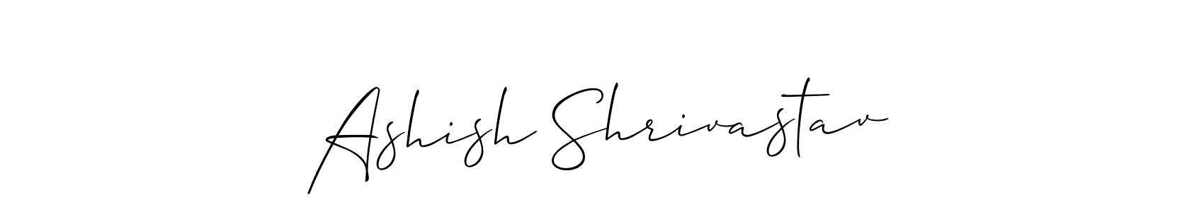 Design your own signature with our free online signature maker. With this signature software, you can create a handwritten (Allison_Script) signature for name Ashish Shrivastav. Ashish Shrivastav signature style 2 images and pictures png