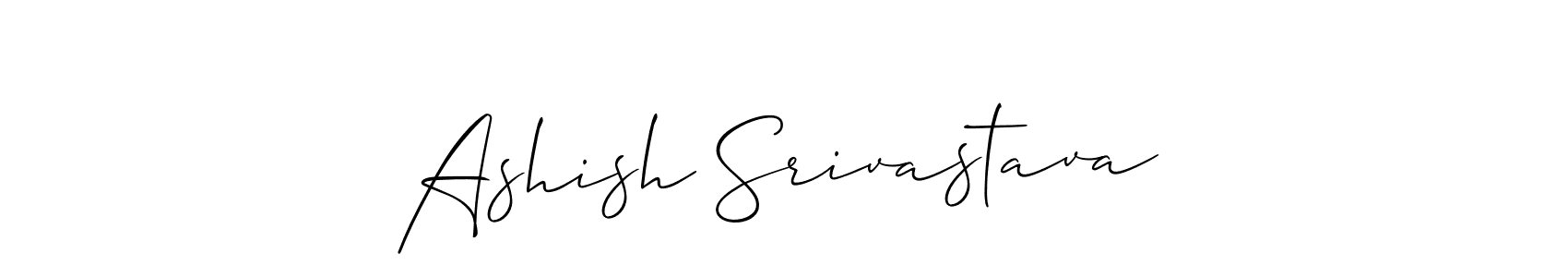 Ashish Srivastava stylish signature style. Best Handwritten Sign (Allison_Script) for my name. Handwritten Signature Collection Ideas for my name Ashish Srivastava. Ashish Srivastava signature style 2 images and pictures png