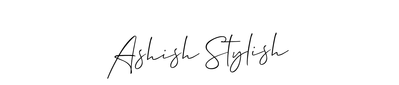 if you are searching for the best signature style for your name Ashish Stylish. so please give up your signature search. here we have designed multiple signature styles  using Allison_Script. Ashish Stylish signature style 2 images and pictures png