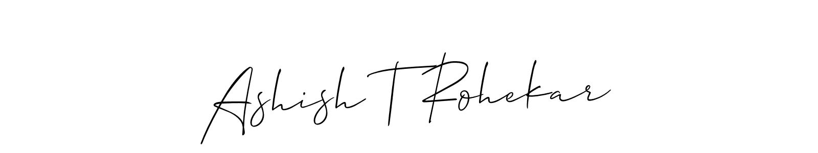 Check out images of Autograph of Ashish T Rohekar name. Actor Ashish T Rohekar Signature Style. Allison_Script is a professional sign style online. Ashish T Rohekar signature style 2 images and pictures png