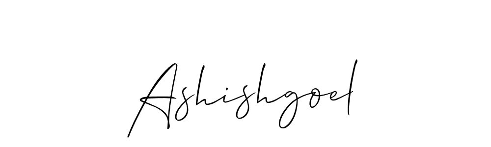 It looks lik you need a new signature style for name Ashishgoel. Design unique handwritten (Allison_Script) signature with our free signature maker in just a few clicks. Ashishgoel signature style 2 images and pictures png