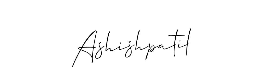 Create a beautiful signature design for name Ashishpatil. With this signature (Allison_Script) fonts, you can make a handwritten signature for free. Ashishpatil signature style 2 images and pictures png
