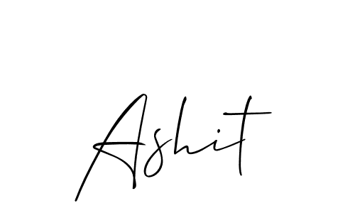 if you are searching for the best signature style for your name Ashit. so please give up your signature search. here we have designed multiple signature styles  using Allison_Script. Ashit signature style 2 images and pictures png