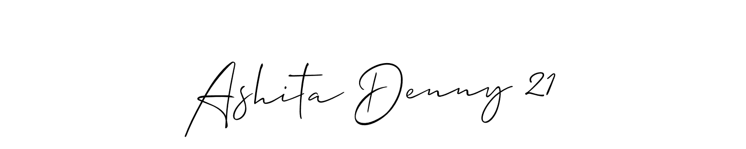 You can use this online signature creator to create a handwritten signature for the name Ashita Denny 21. This is the best online autograph maker. Ashita Denny 21 signature style 2 images and pictures png