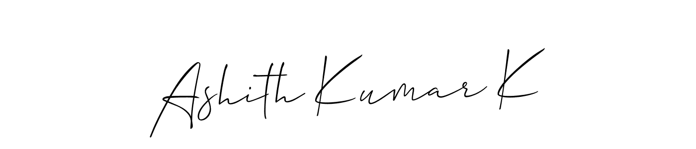 See photos of Ashith Kumar K official signature by Spectra . Check more albums & portfolios. Read reviews & check more about Allison_Script font. Ashith Kumar K signature style 2 images and pictures png