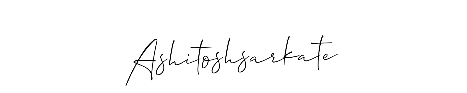 You should practise on your own different ways (Allison_Script) to write your name (Ashitoshsarkate) in signature. don't let someone else do it for you. Ashitoshsarkate signature style 2 images and pictures png