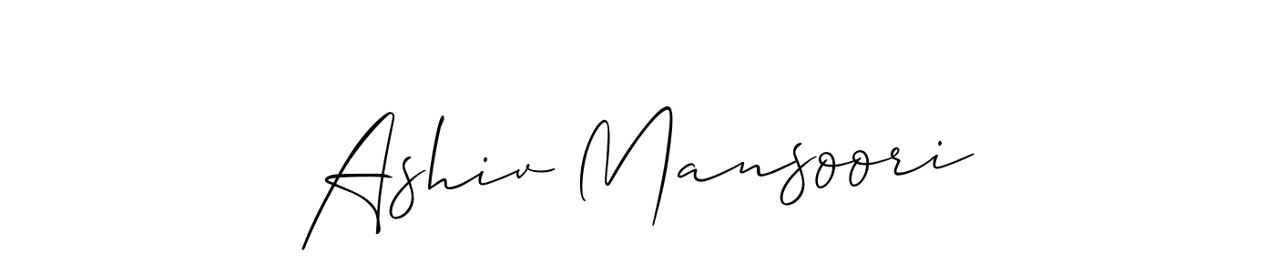 Best and Professional Signature Style for Ashiv Mansoori. Allison_Script Best Signature Style Collection. Ashiv Mansoori signature style 2 images and pictures png