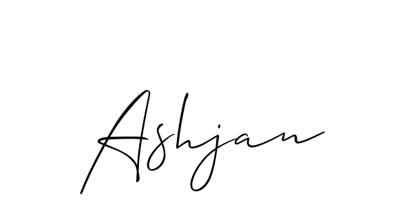 Similarly Allison_Script is the best handwritten signature design. Signature creator online .You can use it as an online autograph creator for name Ashjan. Ashjan signature style 2 images and pictures png