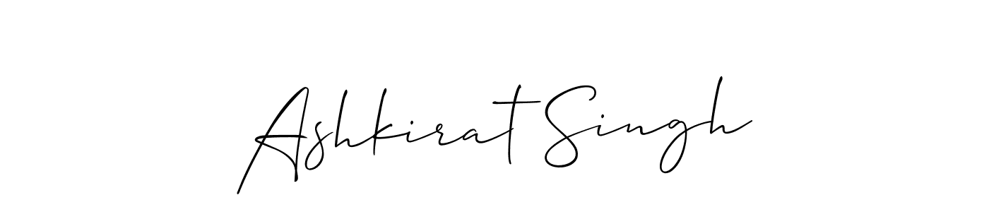if you are searching for the best signature style for your name Ashkirat Singh. so please give up your signature search. here we have designed multiple signature styles  using Allison_Script. Ashkirat Singh signature style 2 images and pictures png