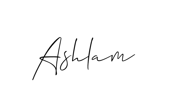 How to Draw Ashlam signature style? Allison_Script is a latest design signature styles for name Ashlam. Ashlam signature style 2 images and pictures png