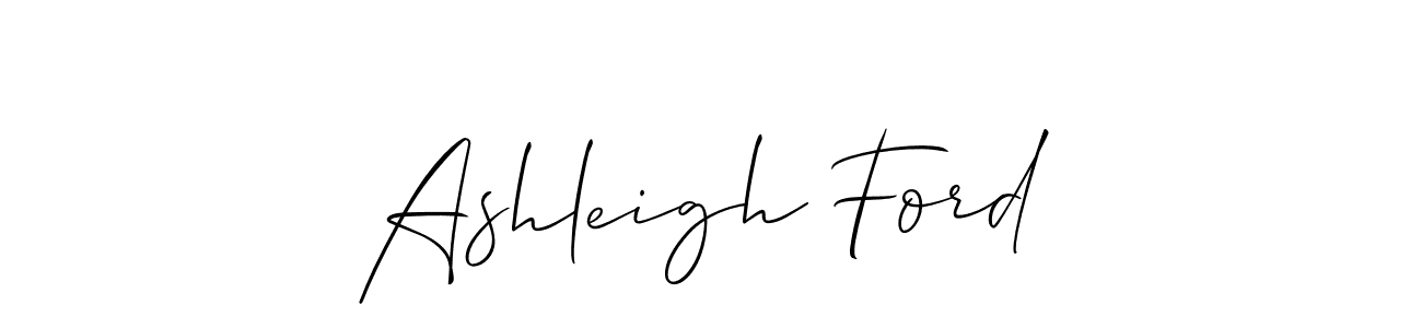 Ashleigh Ford stylish signature style. Best Handwritten Sign (Allison_Script) for my name. Handwritten Signature Collection Ideas for my name Ashleigh Ford. Ashleigh Ford signature style 2 images and pictures png