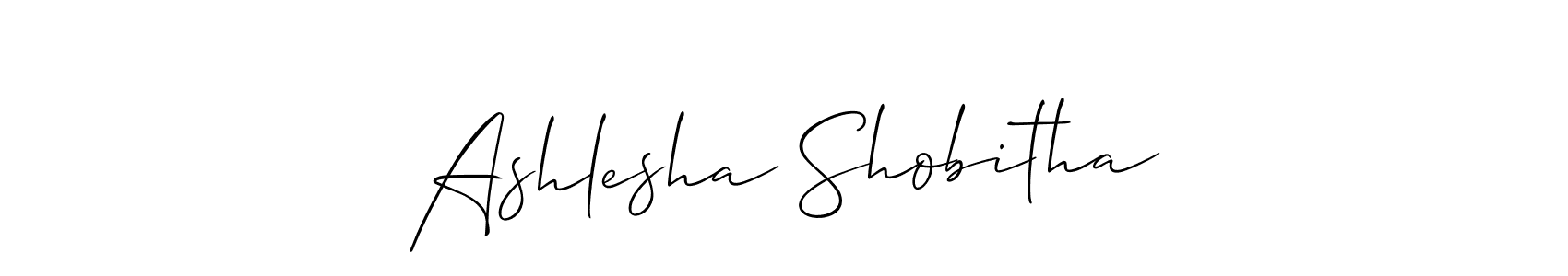 Check out images of Autograph of Ashlesha Shobitha name. Actor Ashlesha Shobitha Signature Style. Allison_Script is a professional sign style online. Ashlesha Shobitha signature style 2 images and pictures png