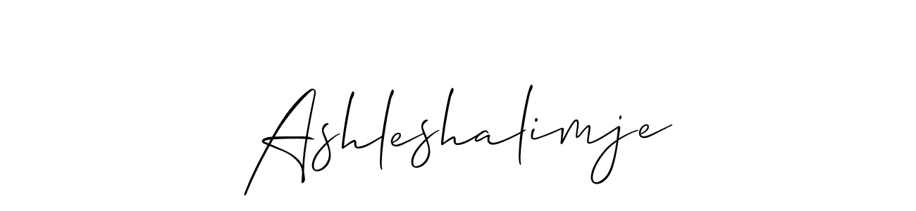 Make a beautiful signature design for name Ashleshalimje. Use this online signature maker to create a handwritten signature for free. Ashleshalimje signature style 2 images and pictures png