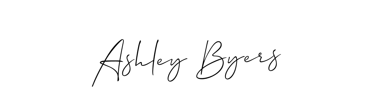Also You can easily find your signature by using the search form. We will create Ashley Byers name handwritten signature images for you free of cost using Allison_Script sign style. Ashley Byers signature style 2 images and pictures png