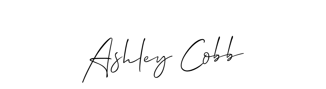Best and Professional Signature Style for Ashley Cobb. Allison_Script Best Signature Style Collection. Ashley Cobb signature style 2 images and pictures png