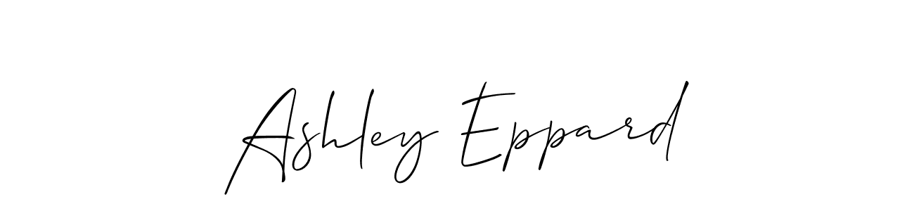 Also we have Ashley Eppard name is the best signature style. Create professional handwritten signature collection using Allison_Script autograph style. Ashley Eppard signature style 2 images and pictures png