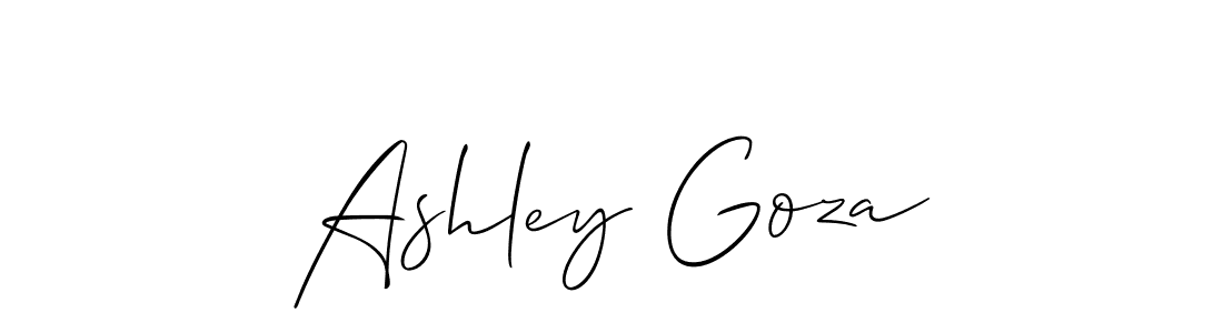 You can use this online signature creator to create a handwritten signature for the name Ashley Goza. This is the best online autograph maker. Ashley Goza signature style 2 images and pictures png