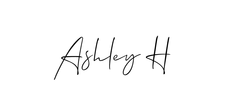 How to Draw Ashley H signature style? Allison_Script is a latest design signature styles for name Ashley H. Ashley H signature style 2 images and pictures png