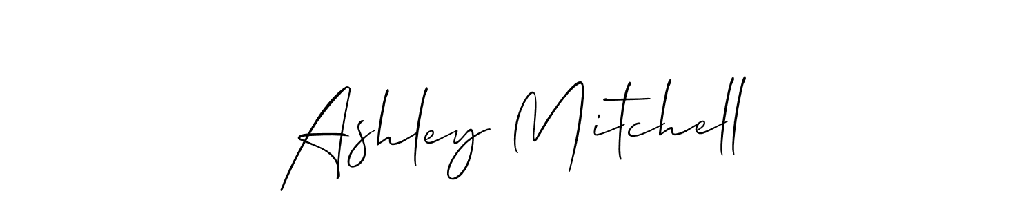The best way (Allison_Script) to make a short signature is to pick only two or three words in your name. The name Ashley Mitchell include a total of six letters. For converting this name. Ashley Mitchell signature style 2 images and pictures png