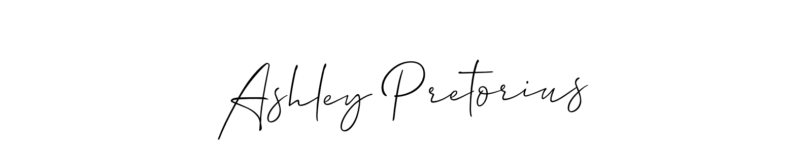 Similarly Allison_Script is the best handwritten signature design. Signature creator online .You can use it as an online autograph creator for name Ashley Pretorius. Ashley Pretorius signature style 2 images and pictures png