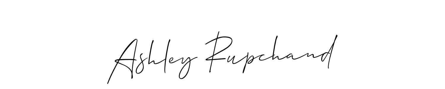 Design your own signature with our free online signature maker. With this signature software, you can create a handwritten (Allison_Script) signature for name Ashley Rupchand. Ashley Rupchand signature style 2 images and pictures png