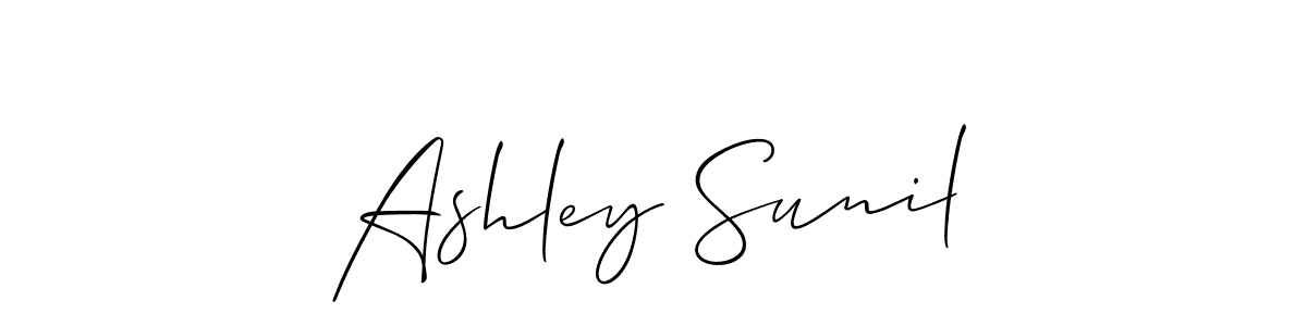 Check out images of Autograph of Ashley Sunil name. Actor Ashley Sunil Signature Style. Allison_Script is a professional sign style online. Ashley Sunil signature style 2 images and pictures png