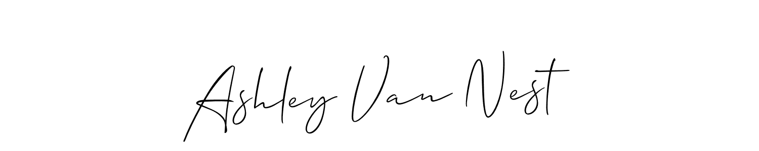 See photos of Ashley Van Nest official signature by Spectra . Check more albums & portfolios. Read reviews & check more about Allison_Script font. Ashley Van Nest signature style 2 images and pictures png
