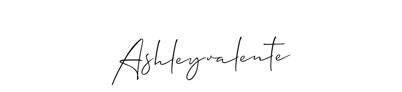 Also we have Ashleyvalente name is the best signature style. Create professional handwritten signature collection using Allison_Script autograph style. Ashleyvalente signature style 2 images and pictures png