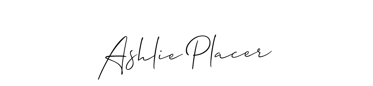 Once you've used our free online signature maker to create your best signature Allison_Script style, it's time to enjoy all of the benefits that Ashlie Placer name signing documents. Ashlie Placer signature style 2 images and pictures png