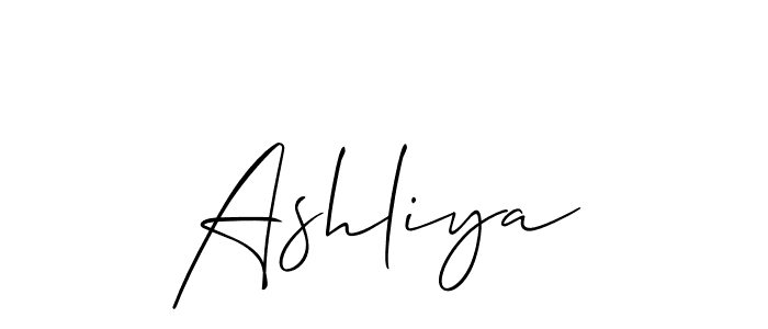Make a beautiful signature design for name Ashliya. Use this online signature maker to create a handwritten signature for free. Ashliya signature style 2 images and pictures png