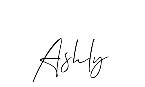 Create a beautiful signature design for name Ashly. With this signature (Allison_Script) fonts, you can make a handwritten signature for free. Ashly signature style 2 images and pictures png