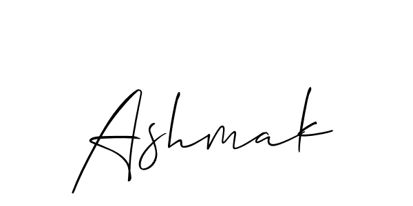 Allison_Script is a professional signature style that is perfect for those who want to add a touch of class to their signature. It is also a great choice for those who want to make their signature more unique. Get Ashmak name to fancy signature for free. Ashmak signature style 2 images and pictures png