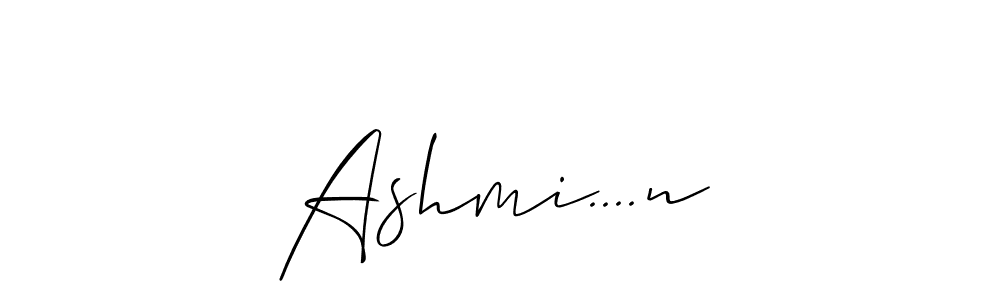 Also we have Ashmi....n name is the best signature style. Create professional handwritten signature collection using Allison_Script autograph style. Ashmi....n signature style 2 images and pictures png