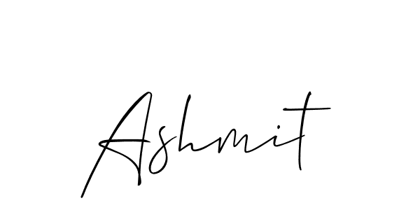 Create a beautiful signature design for name Ashmit. With this signature (Allison_Script) fonts, you can make a handwritten signature for free. Ashmit signature style 2 images and pictures png