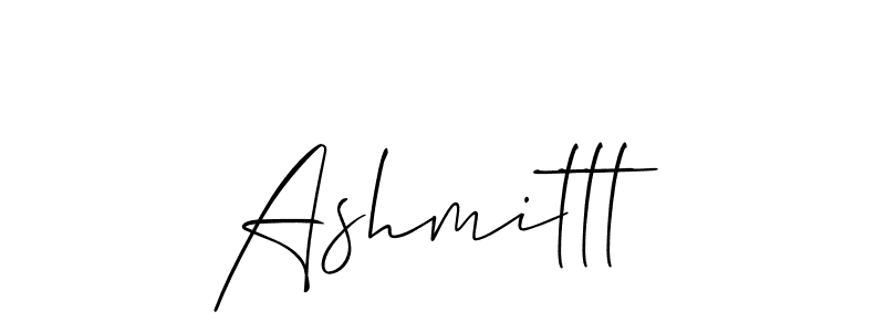 It looks lik you need a new signature style for name Ashmittt. Design unique handwritten (Allison_Script) signature with our free signature maker in just a few clicks. Ashmittt signature style 2 images and pictures png