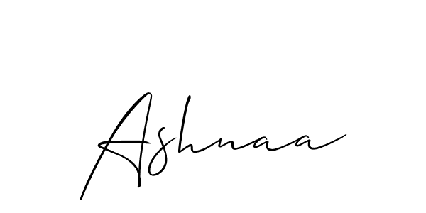 The best way (Allison_Script) to make a short signature is to pick only two or three words in your name. The name Ashnaa include a total of six letters. For converting this name. Ashnaa signature style 2 images and pictures png