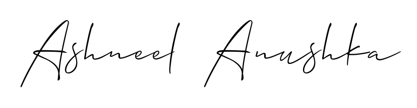 Create an unforgettable impression when signing with Ashneel  Anushka name styled in Allison_Script typography. 100% free online generator. Ashneel  Anushka signature style 2 images and pictures png