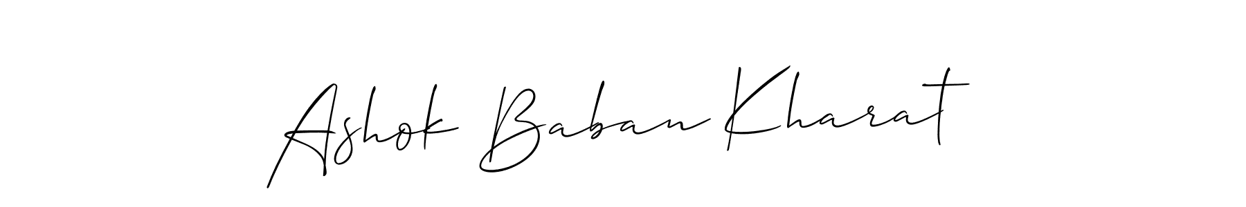 Make a beautiful signature design for name Ashok Baban Kharat. Use this online signature maker to create a handwritten signature for free. Ashok Baban Kharat signature style 2 images and pictures png