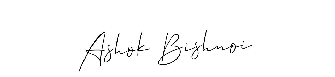 This is the best signature style for the Ashok Bishnoi name. Also you like these signature font (Allison_Script). Mix name signature. Ashok Bishnoi signature style 2 images and pictures png