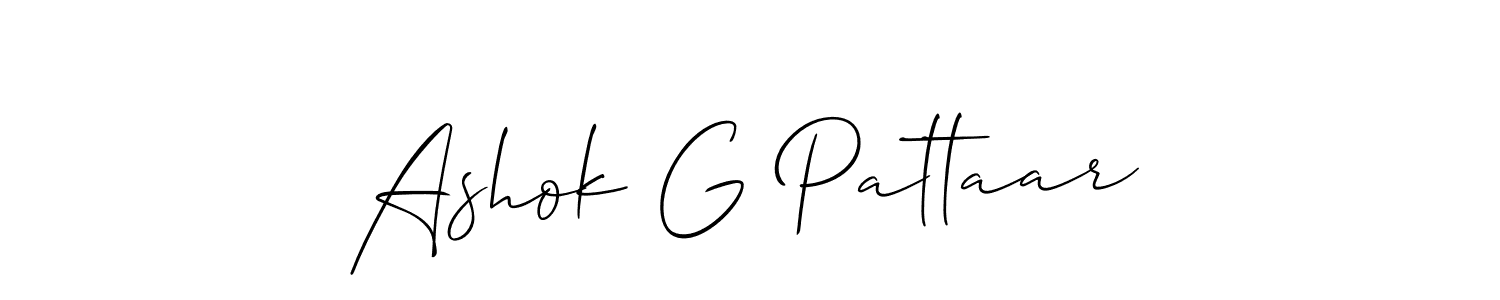 Make a beautiful signature design for name Ashok G Pattaar. Use this online signature maker to create a handwritten signature for free. Ashok G Pattaar signature style 2 images and pictures png